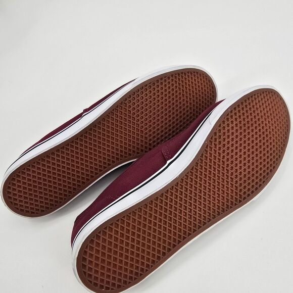 Vans Classics Low Pro Burgundy Unisex Canvas Sneakers Size M 8 W 9.5 NWOB - Picture 6 of 7